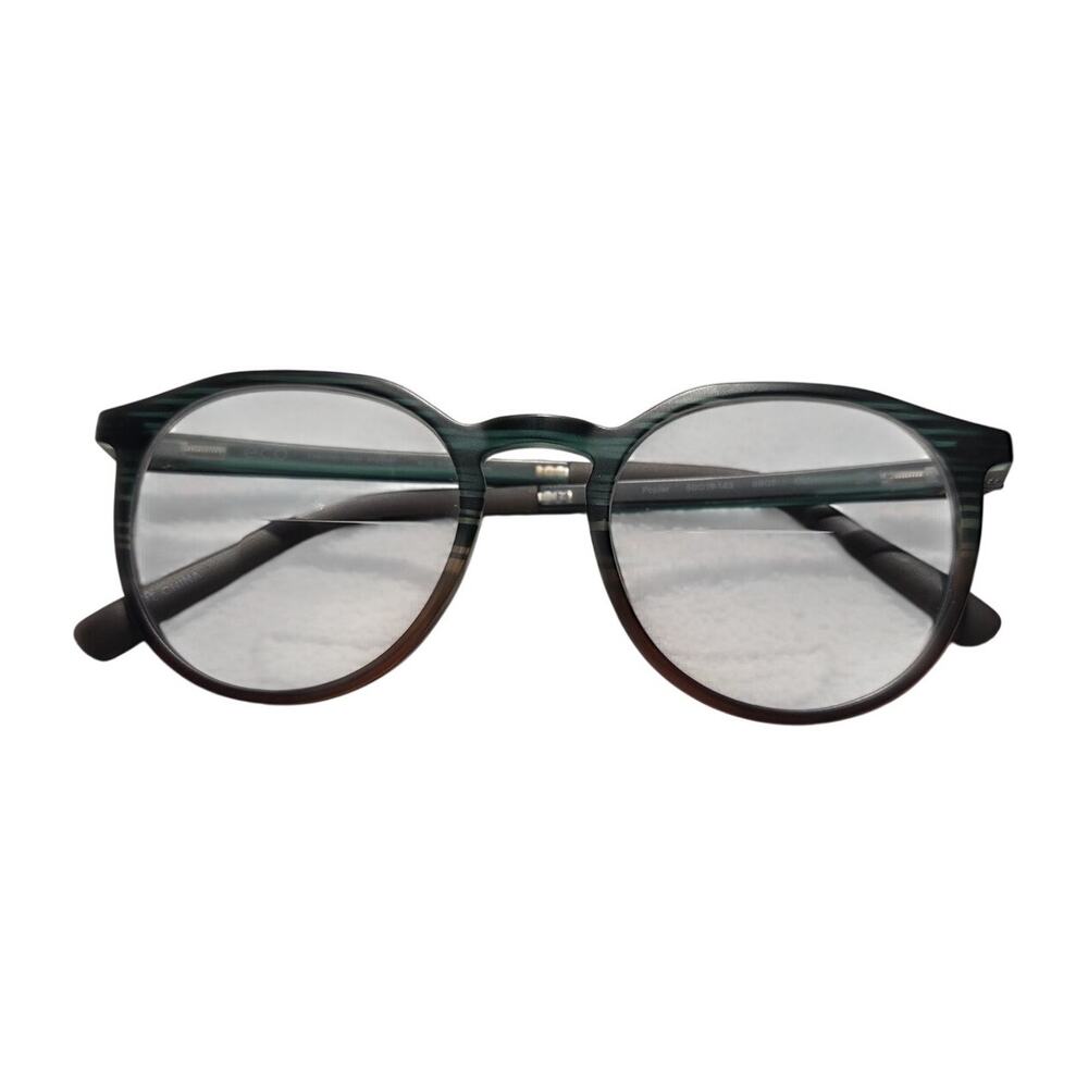 ECO Frames That Matter Green Brown Round Glasses Poplar BBGT